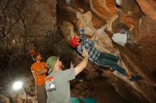 Bouldering in Hueco Tanks on 12/24/2019 with Blue Lizard Climbing and Yoga

Filename: SRM_20191224_1327080.jpg
Aperture: f/8.0
Shutter Speed: 1/250
Body: Canon EOS-1D Mark II
Lens: Canon EF 16-35mm f/2.8 L