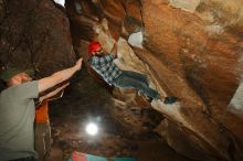 Bouldering in Hueco Tanks on 12/24/2019 with Blue Lizard Climbing and Yoga

Filename: SRM_20191224_1331250.jpg
Aperture: f/8.0
Shutter Speed: 1/250
Body: Canon EOS-1D Mark II
Lens: Canon EF 16-35mm f/2.8 L