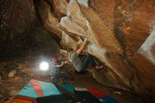 Bouldering in Hueco Tanks on 12/24/2019 with Blue Lizard Climbing and Yoga

Filename: SRM_20191224_1335390.jpg
Aperture: f/8.0
Shutter Speed: 1/250
Body: Canon EOS-1D Mark II
Lens: Canon EF 16-35mm f/2.8 L