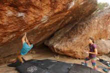 Bouldering in Hueco Tanks on 12/24/2019 with Blue Lizard Climbing and Yoga

Filename: SRM_20191224_1338340.jpg
Aperture: f/5.6
Shutter Speed: 1/250
Body: Canon EOS-1D Mark II
Lens: Canon EF 16-35mm f/2.8 L