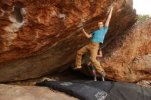 Bouldering in Hueco Tanks on 12/24/2019 with Blue Lizard Climbing and Yoga

Filename: SRM_20191224_1339530.jpg
Aperture: f/6.3
Shutter Speed: 1/250
Body: Canon EOS-1D Mark II
Lens: Canon EF 16-35mm f/2.8 L