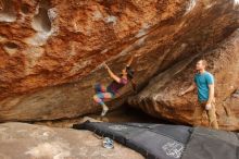 Bouldering in Hueco Tanks on 12/24/2019 with Blue Lizard Climbing and Yoga

Filename: SRM_20191224_1341310.jpg
Aperture: f/5.0
Shutter Speed: 1/250
Body: Canon EOS-1D Mark II
Lens: Canon EF 16-35mm f/2.8 L