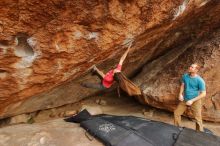 Bouldering in Hueco Tanks on 12/24/2019 with Blue Lizard Climbing and Yoga

Filename: SRM_20191224_1343000.jpg
Aperture: f/5.6
Shutter Speed: 1/250
Body: Canon EOS-1D Mark II
Lens: Canon EF 16-35mm f/2.8 L