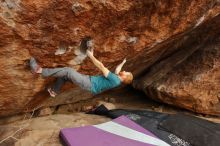 Bouldering in Hueco Tanks on 12/24/2019 with Blue Lizard Climbing and Yoga

Filename: SRM_20191224_1344450.jpg
Aperture: f/7.1
Shutter Speed: 1/200
Body: Canon EOS-1D Mark II
Lens: Canon EF 16-35mm f/2.8 L
