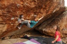 Bouldering in Hueco Tanks on 12/24/2019 with Blue Lizard Climbing and Yoga

Filename: SRM_20191224_1344520.jpg
Aperture: f/7.1
Shutter Speed: 1/200
Body: Canon EOS-1D Mark II
Lens: Canon EF 16-35mm f/2.8 L