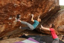 Bouldering in Hueco Tanks on 12/24/2019 with Blue Lizard Climbing and Yoga

Filename: SRM_20191224_1344590.jpg
Aperture: f/8.0
Shutter Speed: 1/200
Body: Canon EOS-1D Mark II
Lens: Canon EF 16-35mm f/2.8 L