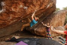 Bouldering in Hueco Tanks on 12/24/2019 with Blue Lizard Climbing and Yoga

Filename: SRM_20191224_1348520.jpg
Aperture: f/6.3
Shutter Speed: 1/250
Body: Canon EOS-1D Mark II
Lens: Canon EF 16-35mm f/2.8 L