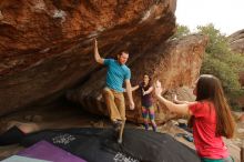 Bouldering in Hueco Tanks on 12/24/2019 with Blue Lizard Climbing and Yoga

Filename: SRM_20191224_1348551.jpg
Aperture: f/8.0
Shutter Speed: 1/250
Body: Canon EOS-1D Mark II
Lens: Canon EF 16-35mm f/2.8 L