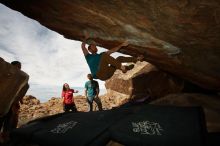 Bouldering in Hueco Tanks on 12/24/2019 with Blue Lizard Climbing and Yoga

Filename: SRM_20191224_1358310.jpg
Aperture: f/8.0
Shutter Speed: 1/250
Body: Canon EOS-1D Mark II
Lens: Canon EF 16-35mm f/2.8 L