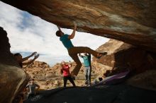 Bouldering in Hueco Tanks on 12/24/2019 with Blue Lizard Climbing and Yoga

Filename: SRM_20191224_1359230.jpg
Aperture: f/8.0
Shutter Speed: 1/250
Body: Canon EOS-1D Mark II
Lens: Canon EF 16-35mm f/2.8 L