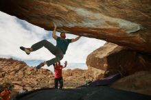 Bouldering in Hueco Tanks on 12/24/2019 with Blue Lizard Climbing and Yoga

Filename: SRM_20191224_1400370.jpg
Aperture: f/8.0
Shutter Speed: 1/250
Body: Canon EOS-1D Mark II
Lens: Canon EF 16-35mm f/2.8 L