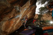 Bouldering in Hueco Tanks on 12/24/2019 with Blue Lizard Climbing and Yoga

Filename: SRM_20191224_1420380.jpg
Aperture: f/8.0
Shutter Speed: 1/250
Body: Canon EOS-1D Mark II
Lens: Canon EF 16-35mm f/2.8 L