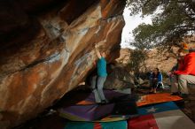 Bouldering in Hueco Tanks on 12/24/2019 with Blue Lizard Climbing and Yoga

Filename: SRM_20191224_1424140.jpg
Aperture: f/8.0
Shutter Speed: 1/250
Body: Canon EOS-1D Mark II
Lens: Canon EF 16-35mm f/2.8 L