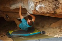 Bouldering in Hueco Tanks on 12/24/2019 with Blue Lizard Climbing and Yoga

Filename: SRM_20191224_1439070.jpg
Aperture: f/2.8
Shutter Speed: 1/200
Body: Canon EOS-1D Mark II
Lens: Canon EF 50mm f/1.8 II