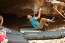 Bouldering in Hueco Tanks on 12/24/2019 with Blue Lizard Climbing and Yoga

Filename: SRM_20191224_1443080.jpg
Aperture: f/3.5
Shutter Speed: 1/200
Body: Canon EOS-1D Mark II
Lens: Canon EF 50mm f/1.8 II