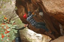 Bouldering in Hueco Tanks on 12/24/2019 with Blue Lizard Climbing and Yoga

Filename: SRM_20191224_1444010.jpg
Aperture: f/4.5
Shutter Speed: 1/250
Body: Canon EOS-1D Mark II
Lens: Canon EF 50mm f/1.8 II