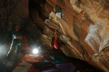 Bouldering in Hueco Tanks on 12/24/2019 with Blue Lizard Climbing and Yoga

Filename: SRM_20191224_1449360.jpg
Aperture: f/8.0
Shutter Speed: 1/250
Body: Canon EOS-1D Mark II
Lens: Canon EF 16-35mm f/2.8 L