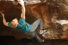 Bouldering in Hueco Tanks on 12/24/2019 with Blue Lizard Climbing and Yoga

Filename: SRM_20191224_1459450.jpg
Aperture: f/4.0
Shutter Speed: 1/250
Body: Canon EOS-1D Mark II
Lens: Canon EF 50mm f/1.8 II