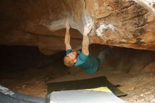 Bouldering in Hueco Tanks on 12/24/2019 with Blue Lizard Climbing and Yoga

Filename: SRM_20191224_1518040.jpg
Aperture: f/2.2
Shutter Speed: 1/250
Body: Canon EOS-1D Mark II
Lens: Canon EF 50mm f/1.8 II