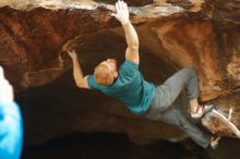 Bouldering in Hueco Tanks on 12/24/2019 with Blue Lizard Climbing and Yoga

Filename: SRM_20191224_1518280.jpg
Aperture: f/2.5
Shutter Speed: 1/250
Body: Canon EOS-1D Mark II
Lens: Canon EF 50mm f/1.8 II