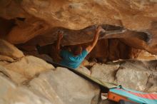 Bouldering in Hueco Tanks on 12/24/2019 with Blue Lizard Climbing and Yoga

Filename: SRM_20191224_1601510.jpg
Aperture: f/1.8
Shutter Speed: 1/250
Body: Canon EOS-1D Mark II
Lens: Canon EF 50mm f/1.8 II