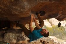 Bouldering in Hueco Tanks on 12/24/2019 with Blue Lizard Climbing and Yoga

Filename: SRM_20191224_1602120.jpg
Aperture: f/3.5
Shutter Speed: 1/250
Body: Canon EOS-1D Mark II
Lens: Canon EF 50mm f/1.8 II