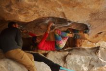 Bouldering in Hueco Tanks on 12/24/2019 with Blue Lizard Climbing and Yoga

Filename: SRM_20191224_1607220.jpg
Aperture: f/1.8
Shutter Speed: 1/200
Body: Canon EOS-1D Mark II
Lens: Canon EF 50mm f/1.8 II