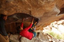 Bouldering in Hueco Tanks on 12/24/2019 with Blue Lizard Climbing and Yoga

Filename: SRM_20191224_1607330.jpg
Aperture: f/2.2
Shutter Speed: 1/250
Body: Canon EOS-1D Mark II
Lens: Canon EF 50mm f/1.8 II