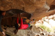 Bouldering in Hueco Tanks on 12/24/2019 with Blue Lizard Climbing and Yoga

Filename: SRM_20191224_1607390.jpg
Aperture: f/2.8
Shutter Speed: 1/200
Body: Canon EOS-1D Mark II
Lens: Canon EF 50mm f/1.8 II