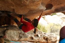 Bouldering in Hueco Tanks on 12/24/2019 with Blue Lizard Climbing and Yoga

Filename: SRM_20191224_1607570.jpg
Aperture: f/4.0
Shutter Speed: 1/200
Body: Canon EOS-1D Mark II
Lens: Canon EF 50mm f/1.8 II