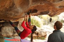 Bouldering in Hueco Tanks on 12/24/2019 with Blue Lizard Climbing and Yoga

Filename: SRM_20191224_1608330.jpg
Aperture: f/3.5
Shutter Speed: 1/200
Body: Canon EOS-1D Mark II
Lens: Canon EF 50mm f/1.8 II