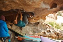 Bouldering in Hueco Tanks on 12/24/2019 with Blue Lizard Climbing and Yoga

Filename: SRM_20191224_1610500.jpg
Aperture: f/2.0
Shutter Speed: 1/200
Body: Canon EOS-1D Mark II
Lens: Canon EF 50mm f/1.8 II