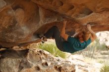 Bouldering in Hueco Tanks on 12/24/2019 with Blue Lizard Climbing and Yoga

Filename: SRM_20191224_1611390.jpg
Aperture: f/2.8
Shutter Speed: 1/200
Body: Canon EOS-1D Mark II
Lens: Canon EF 50mm f/1.8 II