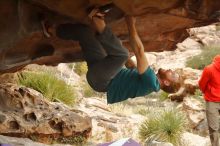 Bouldering in Hueco Tanks on 12/24/2019 with Blue Lizard Climbing and Yoga

Filename: SRM_20191224_1611490.jpg
Aperture: f/4.5
Shutter Speed: 1/200
Body: Canon EOS-1D Mark II
Lens: Canon EF 50mm f/1.8 II