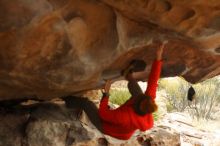 Bouldering in Hueco Tanks on 12/24/2019 with Blue Lizard Climbing and Yoga

Filename: SRM_20191224_1622340.jpg
Aperture: f/3.2
Shutter Speed: 1/250
Body: Canon EOS-1D Mark II
Lens: Canon EF 50mm f/1.8 II