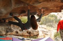 Bouldering in Hueco Tanks on 12/24/2019 with Blue Lizard Climbing and Yoga

Filename: SRM_20191224_1625140.jpg
Aperture: f/2.8
Shutter Speed: 1/250
Body: Canon EOS-1D Mark II
Lens: Canon EF 50mm f/1.8 II