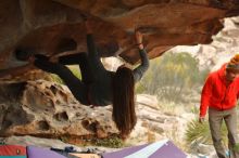 Bouldering in Hueco Tanks on 12/24/2019 with Blue Lizard Climbing and Yoga

Filename: SRM_20191224_1625160.jpg
Aperture: f/3.2
Shutter Speed: 1/250
Body: Canon EOS-1D Mark II
Lens: Canon EF 50mm f/1.8 II