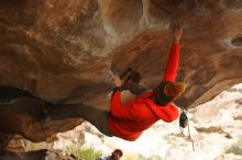 Bouldering in Hueco Tanks on 12/24/2019 with Blue Lizard Climbing and Yoga

Filename: SRM_20191224_1628550.jpg
Aperture: f/2.5
Shutter Speed: 1/250
Body: Canon EOS-1D Mark II
Lens: Canon EF 50mm f/1.8 II