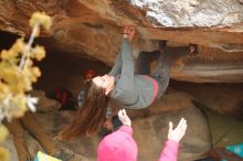 Bouldering in Hueco Tanks on 12/24/2019 with Blue Lizard Climbing and Yoga

Filename: SRM_20191224_1634090.jpg
Aperture: f/2.2
Shutter Speed: 1/250
Body: Canon EOS-1D Mark II
Lens: Canon EF 50mm f/1.8 II