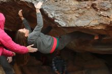 Bouldering in Hueco Tanks on 12/24/2019 with Blue Lizard Climbing and Yoga

Filename: SRM_20191224_1634290.jpg
Aperture: f/3.5
Shutter Speed: 1/250
Body: Canon EOS-1D Mark II
Lens: Canon EF 50mm f/1.8 II