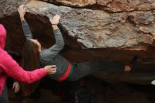 Bouldering in Hueco Tanks on 12/24/2019 with Blue Lizard Climbing and Yoga

Filename: SRM_20191224_1634291.jpg
Aperture: f/4.5
Shutter Speed: 1/250
Body: Canon EOS-1D Mark II
Lens: Canon EF 50mm f/1.8 II