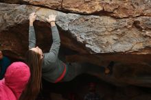 Bouldering in Hueco Tanks on 12/24/2019 with Blue Lizard Climbing and Yoga

Filename: SRM_20191224_1634320.jpg
Aperture: f/4.5
Shutter Speed: 1/250
Body: Canon EOS-1D Mark II
Lens: Canon EF 50mm f/1.8 II