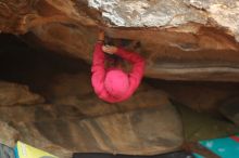 Bouldering in Hueco Tanks on 12/24/2019 with Blue Lizard Climbing and Yoga

Filename: SRM_20191224_1639360.jpg
Aperture: f/2.8
Shutter Speed: 1/250
Body: Canon EOS-1D Mark II
Lens: Canon EF 50mm f/1.8 II