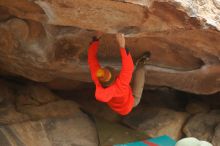 Bouldering in Hueco Tanks on 12/24/2019 with Blue Lizard Climbing and Yoga

Filename: SRM_20191224_1640140.jpg
Aperture: f/2.5
Shutter Speed: 1/250
Body: Canon EOS-1D Mark II
Lens: Canon EF 50mm f/1.8 II