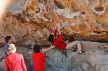 Bouldering in Hueco Tanks on 12/26/2019 with Blue Lizard Climbing and Yoga

Filename: SRM_20191226_1117530.jpg
Aperture: f/4.5
Shutter Speed: 1/250
Body: Canon EOS-1D Mark II
Lens: Canon EF 50mm f/1.8 II
