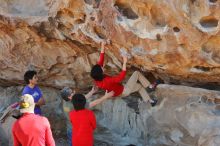 Bouldering in Hueco Tanks on 12/26/2019 with Blue Lizard Climbing and Yoga

Filename: SRM_20191226_1117560.jpg
Aperture: f/4.0
Shutter Speed: 1/250
Body: Canon EOS-1D Mark II
Lens: Canon EF 50mm f/1.8 II