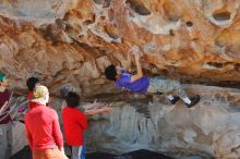 Bouldering in Hueco Tanks on 12/26/2019 with Blue Lizard Climbing and Yoga

Filename: SRM_20191226_1118410.jpg
Aperture: f/4.5
Shutter Speed: 1/250
Body: Canon EOS-1D Mark II
Lens: Canon EF 50mm f/1.8 II