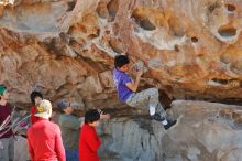 Bouldering in Hueco Tanks on 12/26/2019 with Blue Lizard Climbing and Yoga

Filename: SRM_20191226_1118440.jpg
Aperture: f/4.0
Shutter Speed: 1/250
Body: Canon EOS-1D Mark II
Lens: Canon EF 50mm f/1.8 II