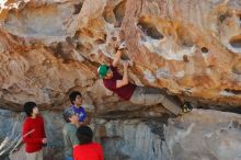 Bouldering in Hueco Tanks on 12/26/2019 with Blue Lizard Climbing and Yoga

Filename: SRM_20191226_1119350.jpg
Aperture: f/4.5
Shutter Speed: 1/250
Body: Canon EOS-1D Mark II
Lens: Canon EF 50mm f/1.8 II