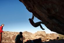 Bouldering in Hueco Tanks on 12/26/2019 with Blue Lizard Climbing and Yoga

Filename: SRM_20191226_1126000.jpg
Aperture: f/11.0
Shutter Speed: 1/500
Body: Canon EOS-1D Mark II
Lens: Canon EF 16-35mm f/2.8 L